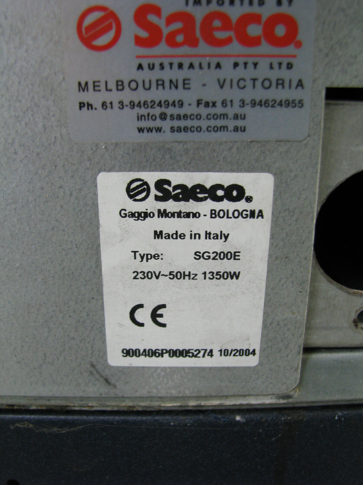 Saeco SG200 Espresso Coffee Vending Machine Hot Chocolate Office eBay