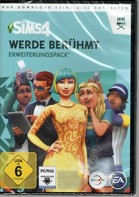 Die Sims 4 - Werde Berühmt - Erweiterung - CIAB - Code in a Box (PC / Mac, 2019)
