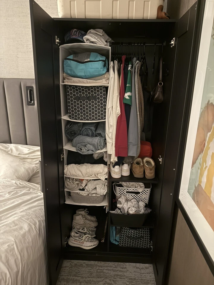 Armário/armário preto IKEA BRIMNES - Imagem 2 de 3