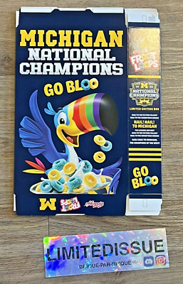 Froot Loops X University Of Michigan National Championships Limited Edition Box