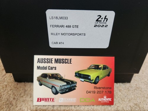 1:18 Looksmart 2022 Ferrari 488 GTE #74 Le Mans Shane van Gisbergen - LS18LM033 - Picture 5 of 6