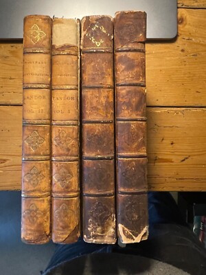 Imaginary Conversations, Walter Savage Landor, Vols 1-4, 1824-1828, 1st Ed