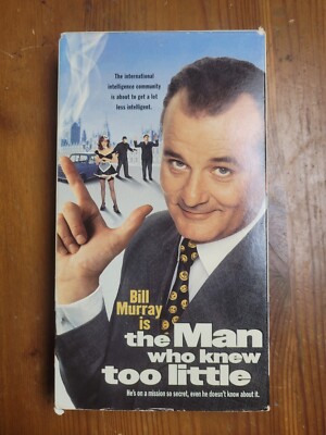 The Man Who Knew Too Little (VHS, 1998) Bill Murray Spy Comedy eBay