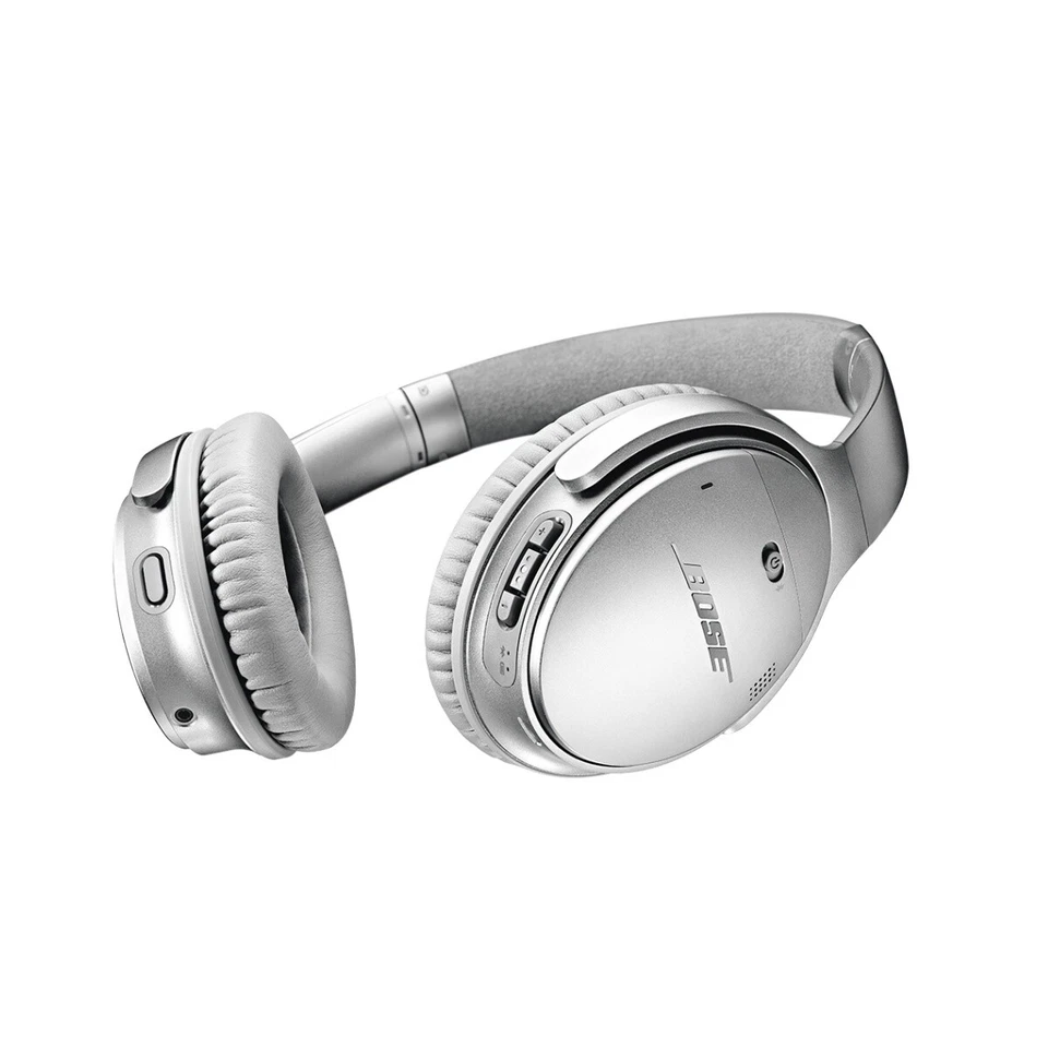 Bose QuietComfort 35 i ii Wireless Headphones Noise Cancelling QC35-Black/Silver - Image 3 of 4