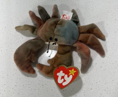TY McDonalds Teenie Beanie Baby Claude The Crab Tag 1993