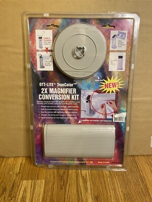 New OTT-LITE Truecolor Lamp 2X Magnifier Conversion Kit Model Number A13550