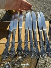 8 Imperial Chalmette Dinner Knives Stainless