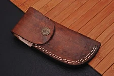 Handmade GENUINE Leather Sheath For Folding Knife Or Any Tool CASE EDC AH