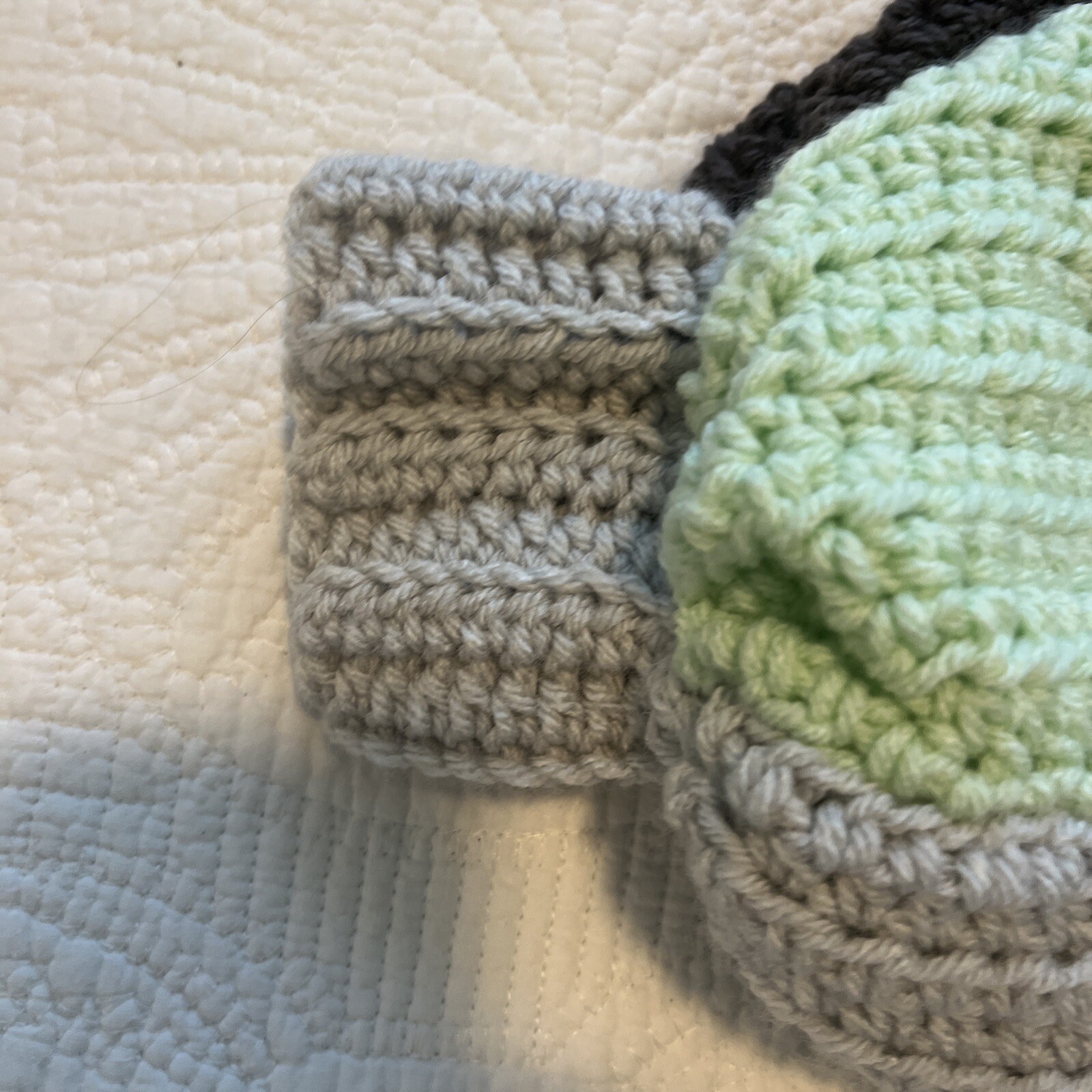 Handmade Oversized Crocheted Patchwork Cardigan - image 4