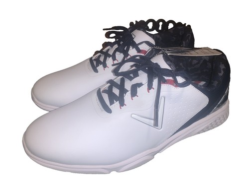 Callaway La Jolla Men's Golf Shoes Cleats USA Size 8.5 White Black