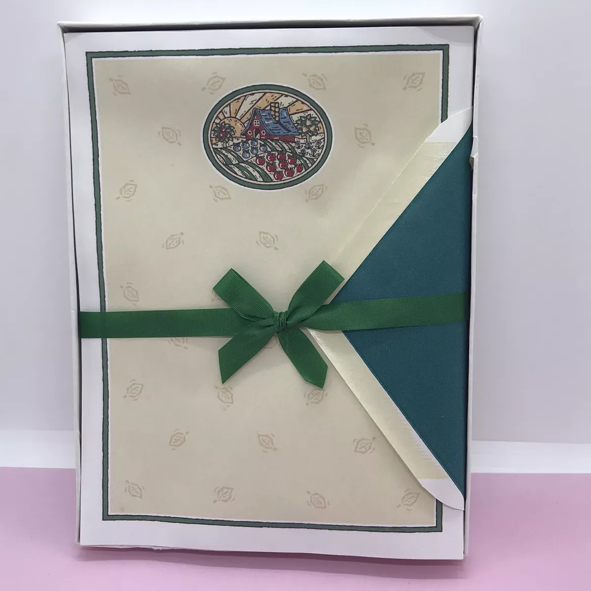 Whiting Vintage Boxed Stationery Sociables 30 sheets 20 env
