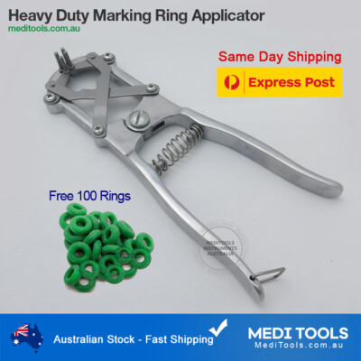 Sheep Cattle Marking Ring Applicator Castration Pliers Heavy-Duty ...