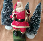 Vintage Paper Mache Hand-Painted Santa Claus Mexican Traditional Folk Art 9" — photo 2