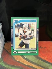 Ryan Flournoy 2024 Donruss Football Green Press Proof Rated Rookie #356 Cowboys