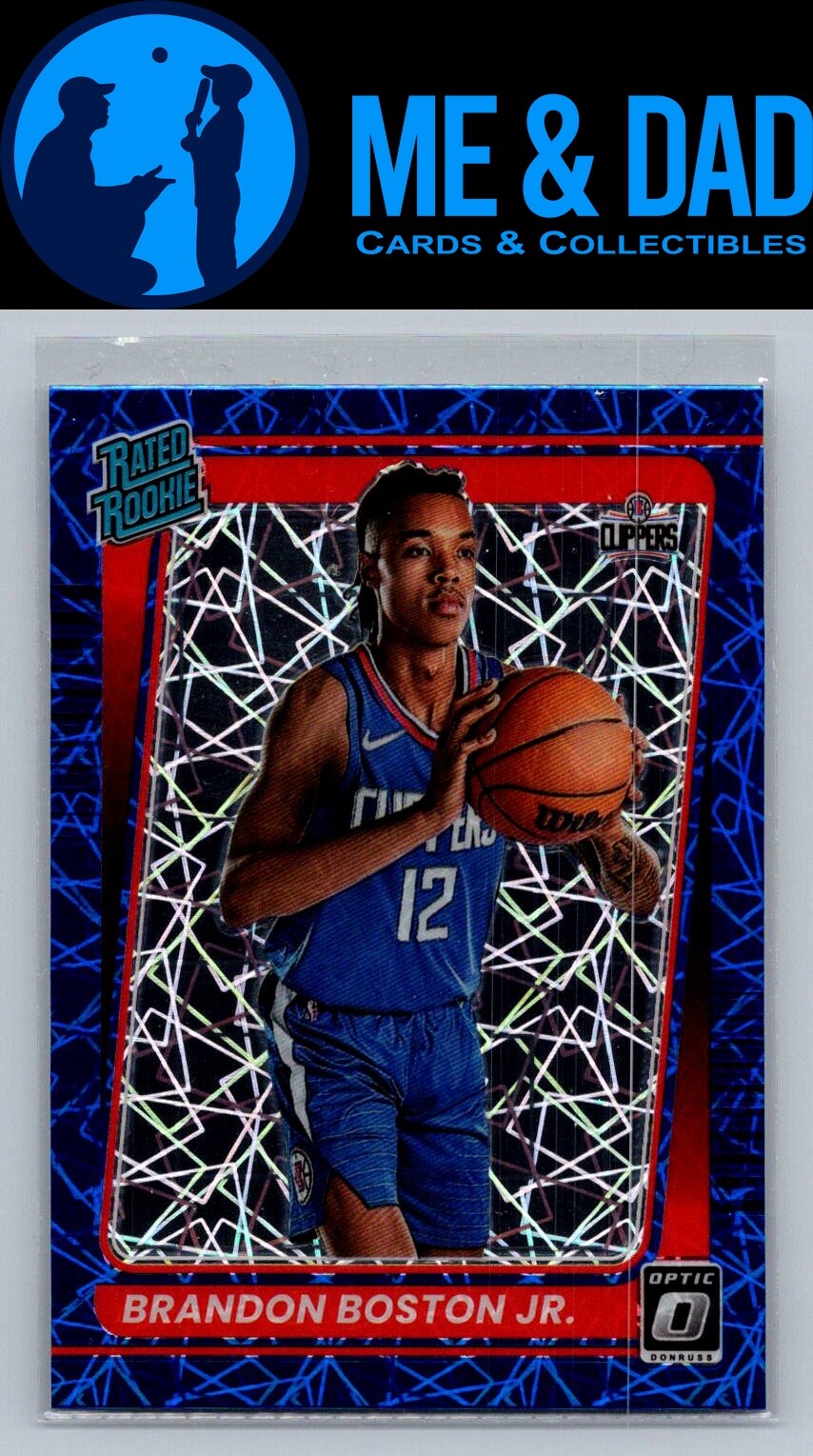 2021-22 Donruss Optic #189 Brandon Boston Jr. Blue Velocity