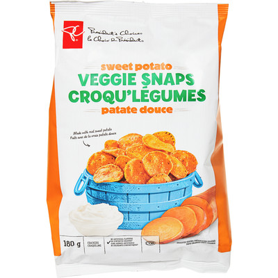 2-Pack President's Choice Sweet Potato Veggie Snaps