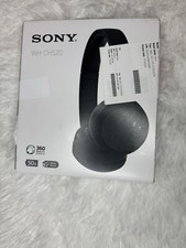 Sony WHCH520 Compact Wireless Bluetooth On-Ear Headphones Black.