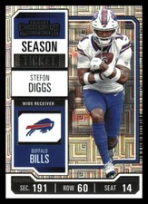 2023 Panini Contenders #12 Stefon Diggs Season Ticket Retail *Mythic Relics*