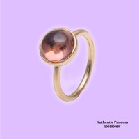 Pandora Poetic Droplet, 14k Gold & Blush Pink Crystal 150185nbp-58 Eu 8.5 Us on sale Pandora Poetic Droplet, 14k Gold & Blush Pink Crystal 150185nbp-58 Eu 8.5 Us on sale