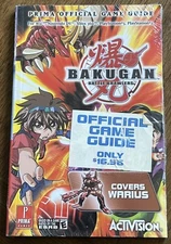 Bakugan Battle Brawlers Official Game Guide Covers Warius - NEW SEALED