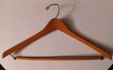 Vintage Curved Wooden Suit Hanger Extremely Nice With Rich Feel Start Collecting