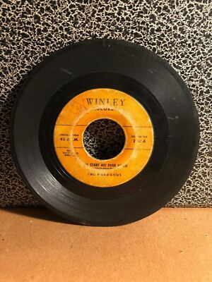 THE PARAGONS 45RPM 7  Single Winley Records  Let s Start All Over Again  (J101)