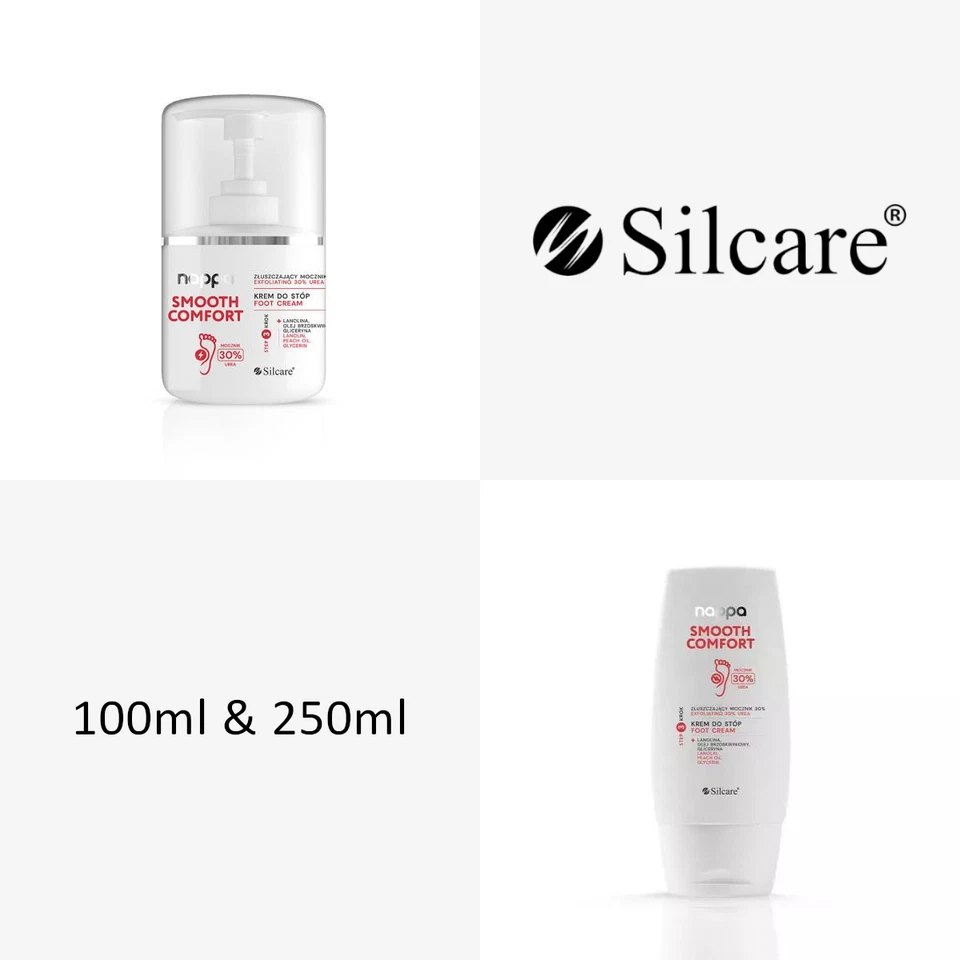 Nappa Smooth Comfort 30% Urea Feet Cream Silcare 100/250ml