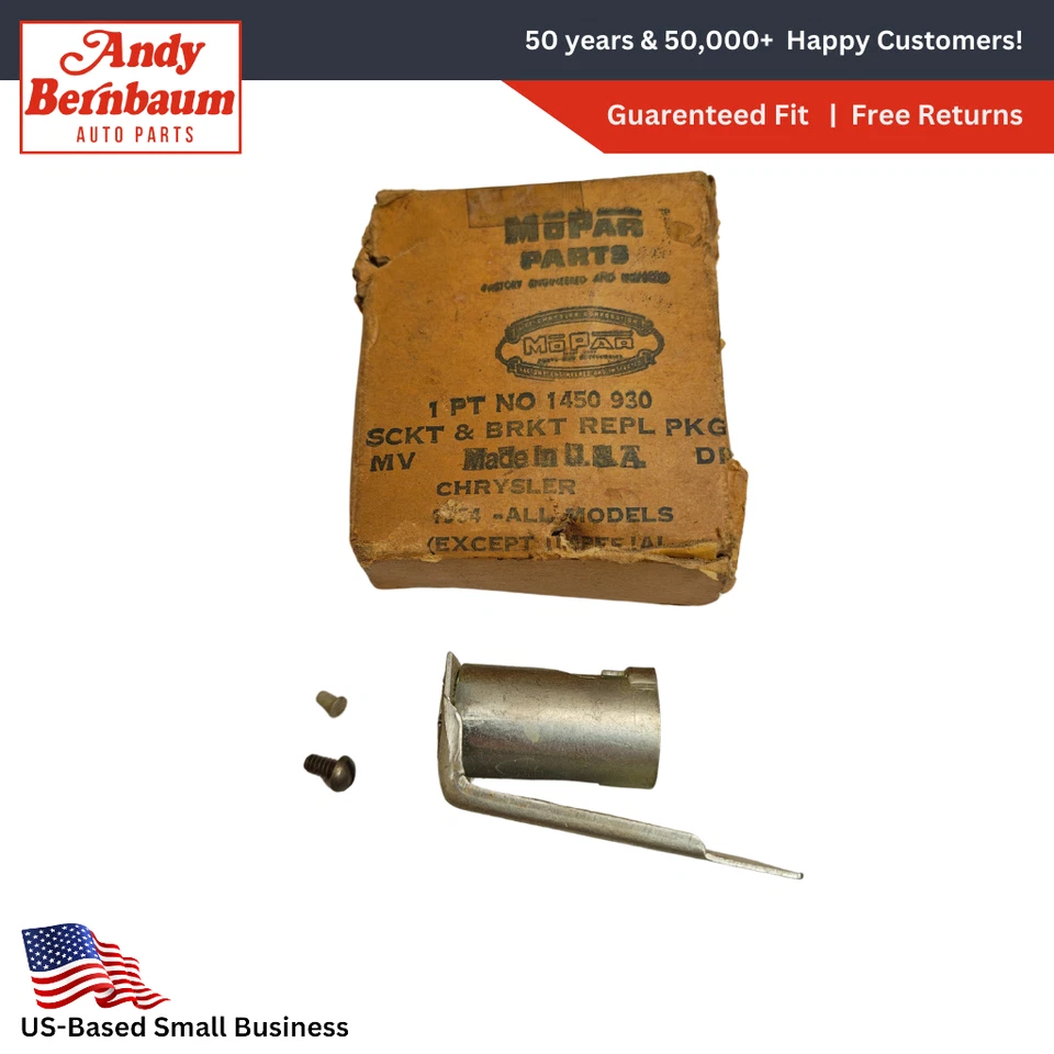 Chrysler Windsor New Yorker 1954 enchufe de luz directa y paquete de soporte 1450930 nuevo en stock Foto 2 de 4