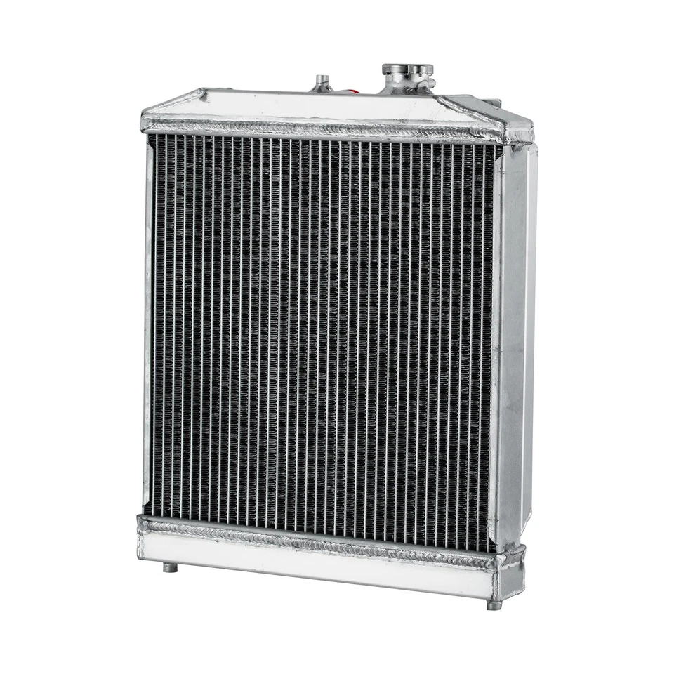 3 ROW Radiator & Shroud Fan Fits 1992-2000 Honda Civic CX DX EX EK EG GX HX AT Foto 4 de 4