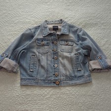 Highway Jeans Youth Denim Jacket Children's Size Large Ex Fast Shipping PT8