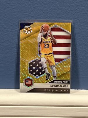 NBA LEBRON 【世界750枚限定】 2020-21 Panini Mosaic Basketball LeBron James National Pride Gold