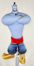 Vintage Disney's Aladdin GENIE Vinyl Top Plush Bottom 12" Character Figure