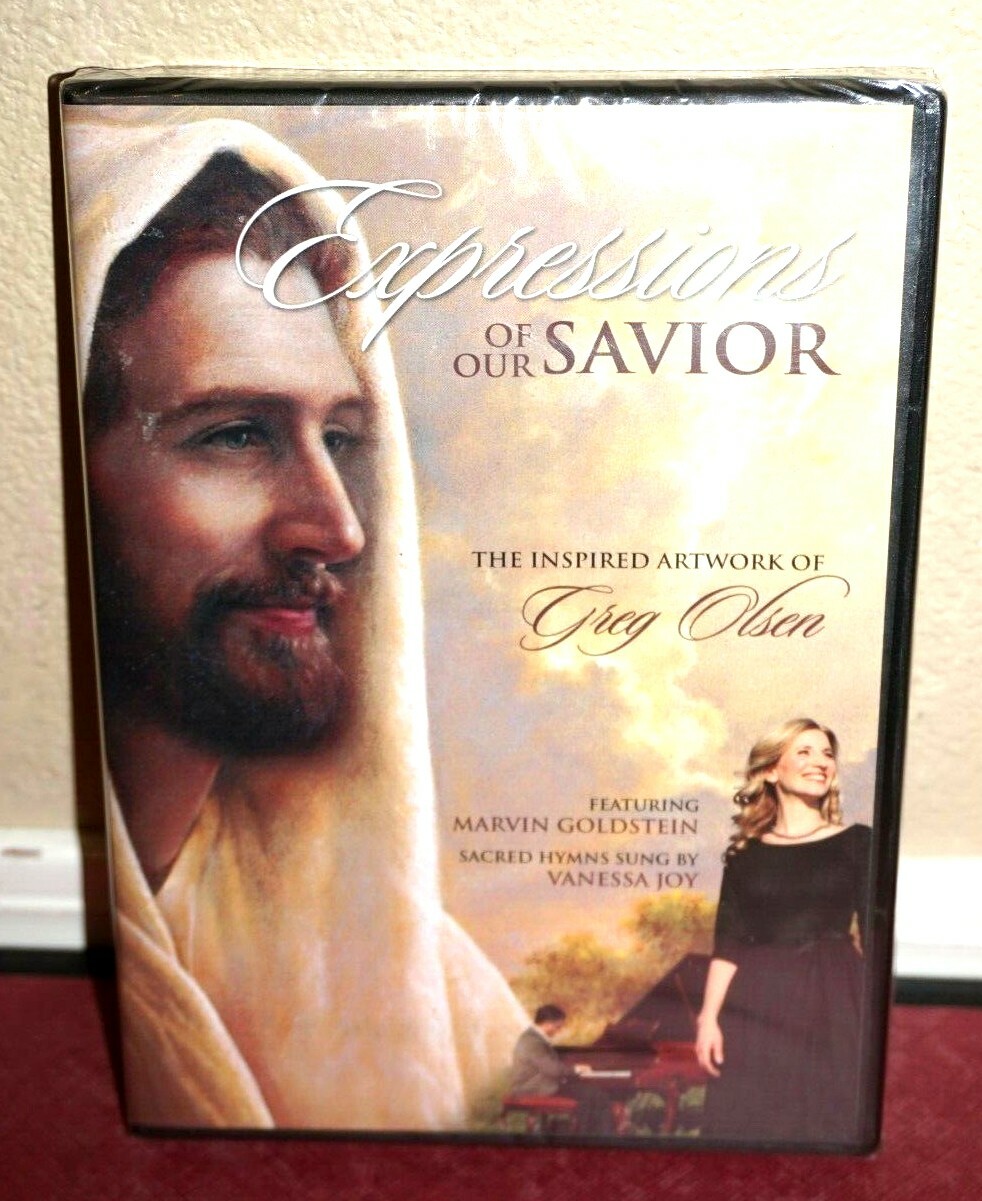 Expressions of Our Savior Greg Olsen Artwork DVD Hymns by Vanessa Joy