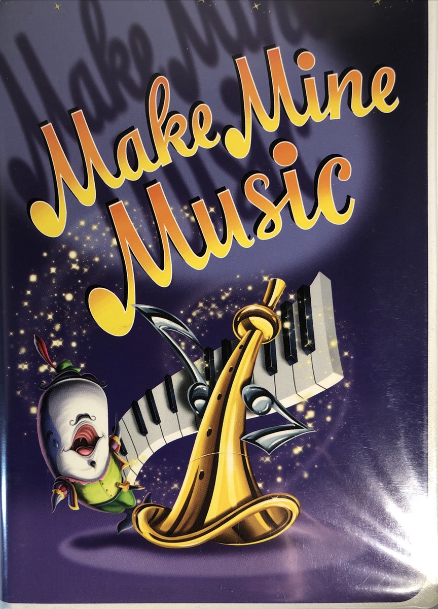 Make Mine Music VHS Video Walt Disney Gold Collection-Mint