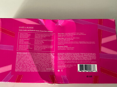 Estee Lauder Evelyn Lauder Elizabeth Hurley Dream Pink Collection