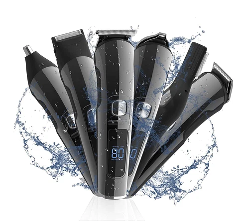Cordless Men's Professional Electric Barber Hair Trimmer Clipper Body Beard Kit - Picture 5 of 10
