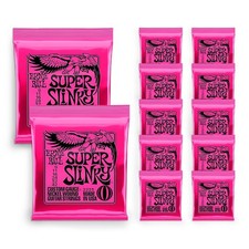 Ernie Ball 2223 Nickel Super Slinky Guitar Strings Buy 10, Get 2 Free