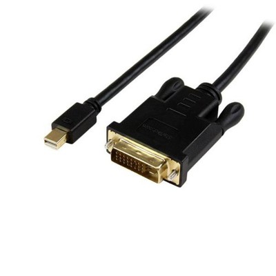 Startech MDP2DVIMM3BS 3 ft Mini DisplayPort to DVI Active Adapter Converter