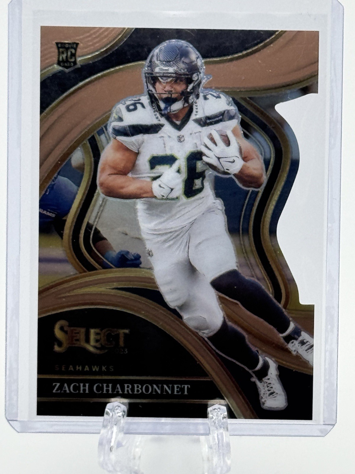 Panini Select 2023 Copper Prizm Zach Charbonnet #86 Rookie /299 Seahawks NFL