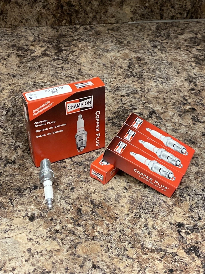 CHAMPION RC10YC4/346~4 PC Copper Spark Plugs~05-06 CAMRY/COROLLA~FREE SHIPPING - Image 2 of 4