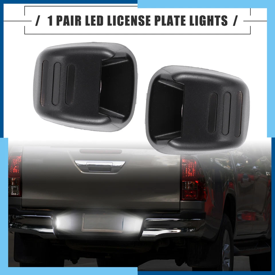 Pack(2) Luz LED Matrícula Trasera Lámpara Blanca para Nissan Frontier 2006-2021 Foto 2 de 4