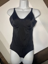 Marilyn Monroe Intimates Black Shapewear Bodysuit Women s Underwire Bra Size 1X