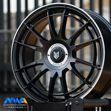 17" Fox VR4 Alloy Wheels Satin Black 4x98 Fiat 500 Abarth 595