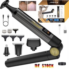 4in1 Körperhaarentfernung Elektrischer Rückenrasierer Rasierapparat Trimmer HOT