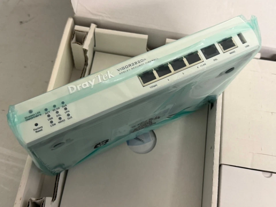 DrayTek Vigor2820n ADSL2+ Security Firewall Router with VPN Support - Image 4 of 4