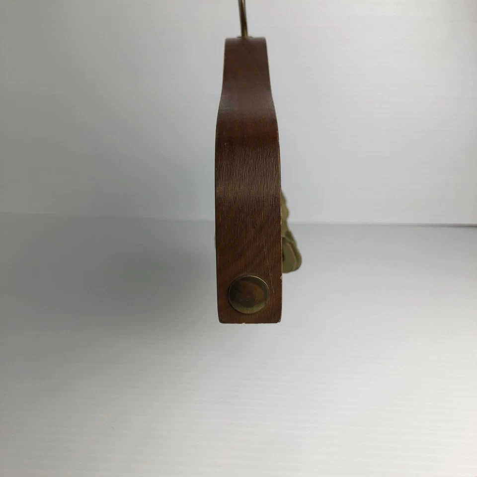 Vintage 60s MI-TIE Inc C NeckTie Holder Wood Hanger Tie Rack 31 Tabs Chicago USA - Image 4 of 4