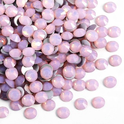 1440pcs Flat Back Crystal Rhinestones Round Gems for Nail Art and Craft Glue ...