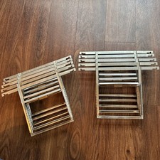 Ten 10 Eastman Kodak No. 4A Stainless 4x5 Film and Plate Developing Hangers