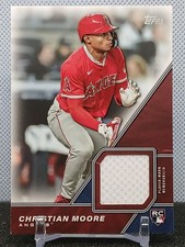 Christian Moore RC Relic 2026 Topps Series 1 #MLM-CM Major League Material LAA