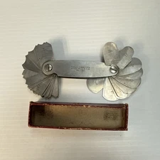 STARRETT # 178-B  Radius Gage Fillet Gauge,  17/64" - 1/2" VG